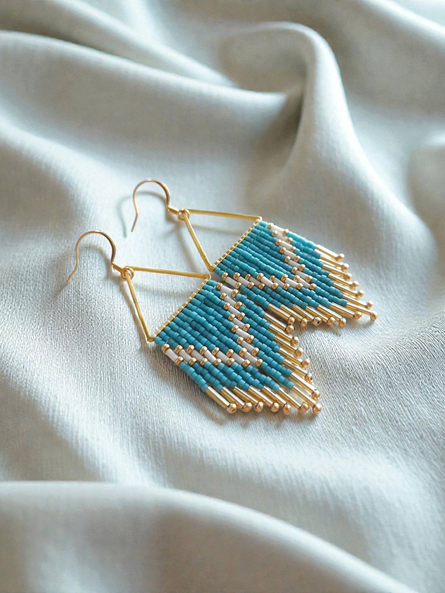 Millie - Triangle Fringe Earrings