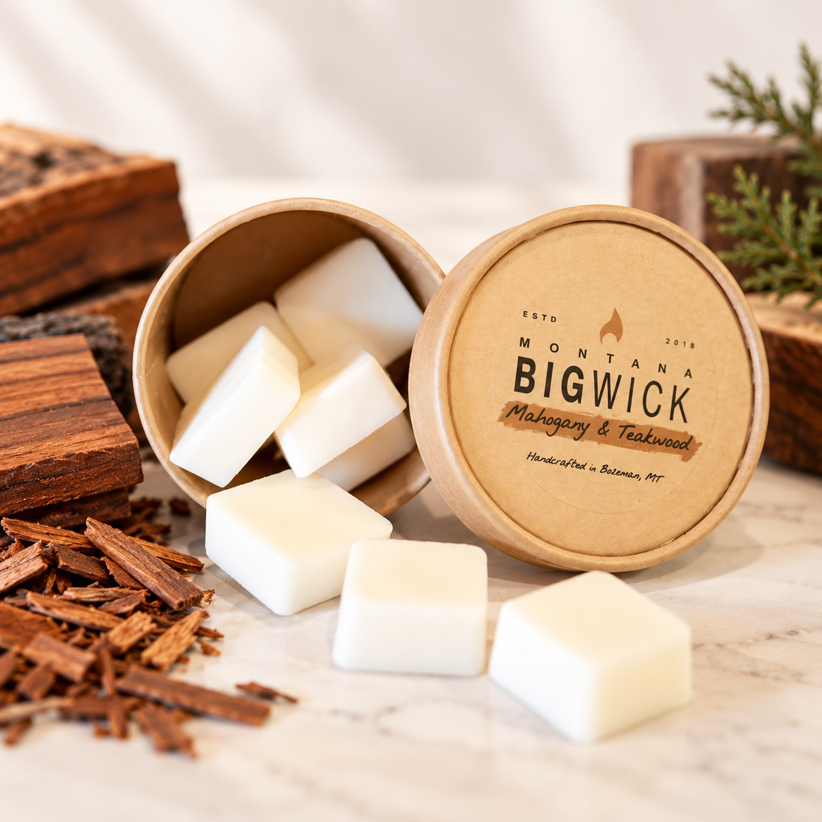 Montana Bigwick Mahogany & Teakwood wax melts
