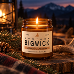 Montana Big Wick Small Amber Midnight in Montana candle