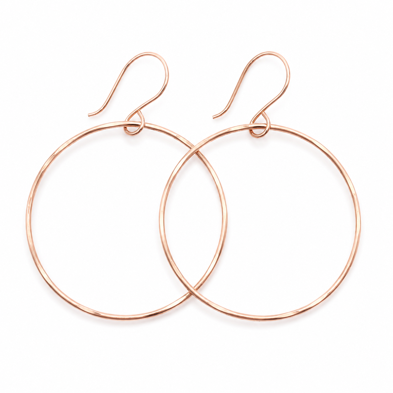 Rose Gold Hoop Earrings