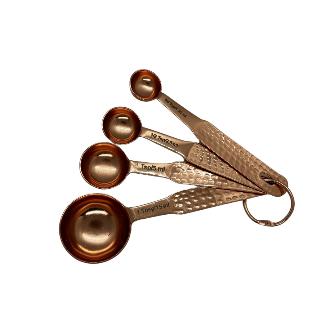 Shiny Copper Measuring Spoons