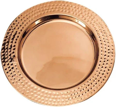 Old Dutch Hammered Copper Charger