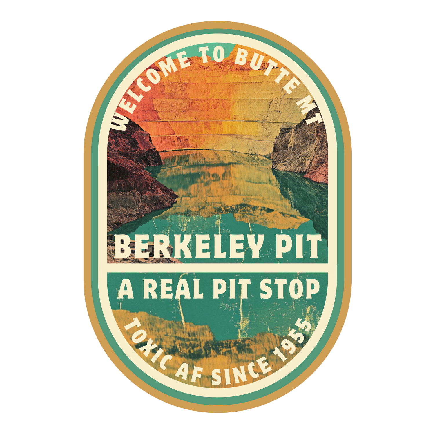 Berkley Pit Toxic AF- Magnet