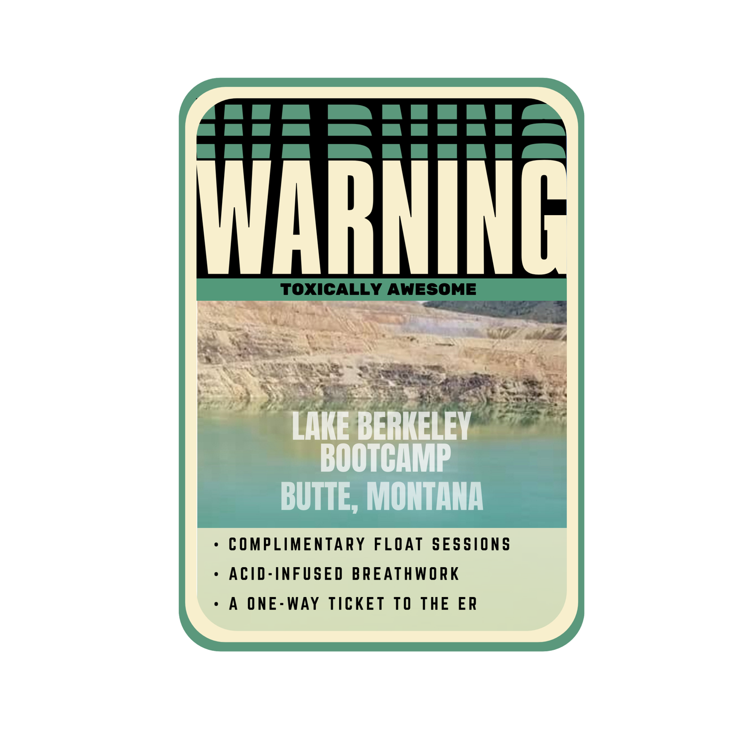 Berkley Pit Camp Lake- Magnet