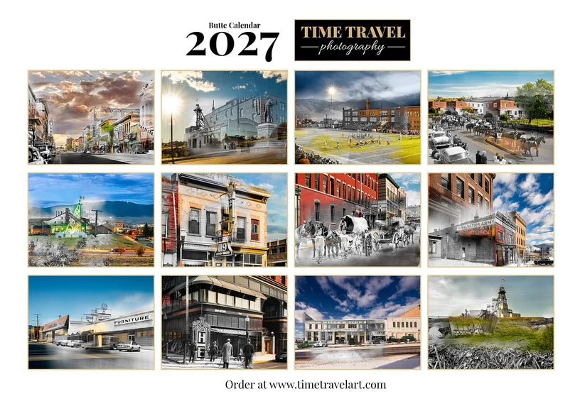 2027 Calendar—Time Travel