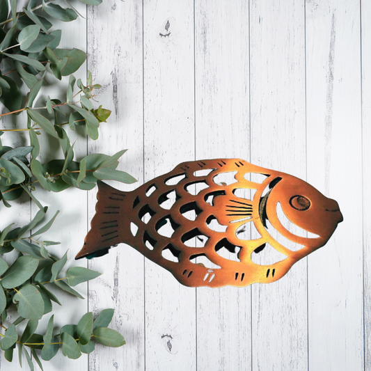 Copper Fish Trivet