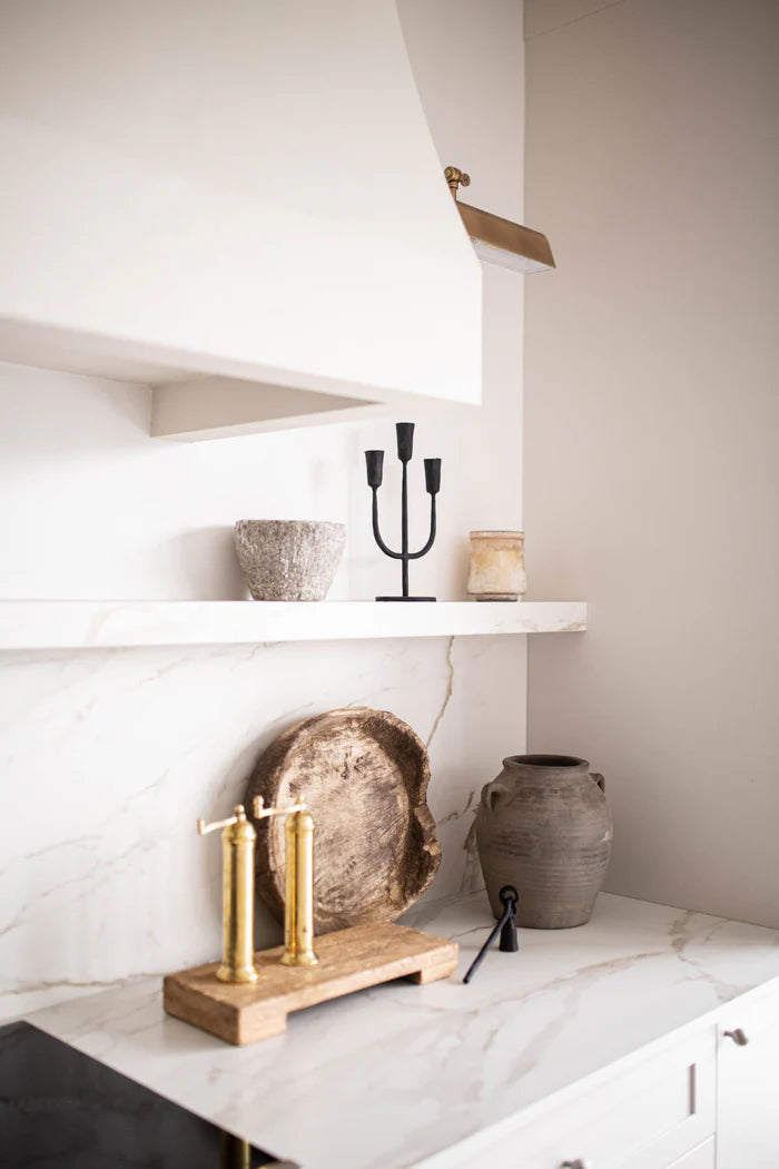 Trivet Riser Reclaimed Elm Wood Natural