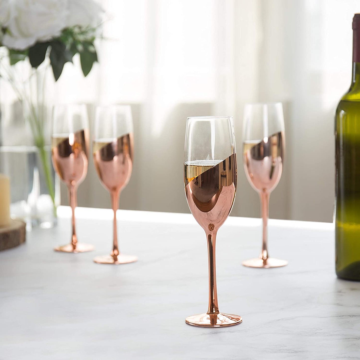 Copper Champagne Flute w/ Stem