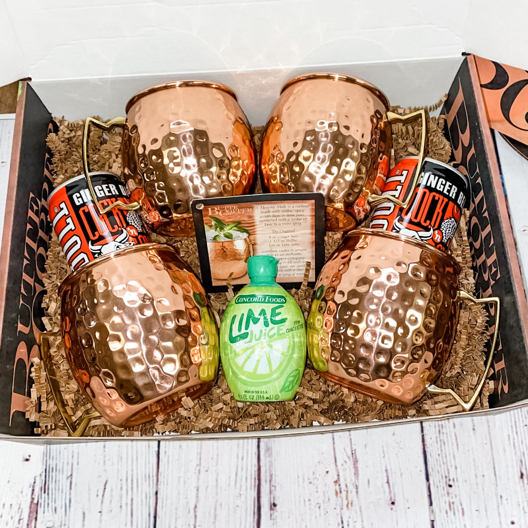 The Moscow Mule Copper Mug Gift Set (Set of 2)